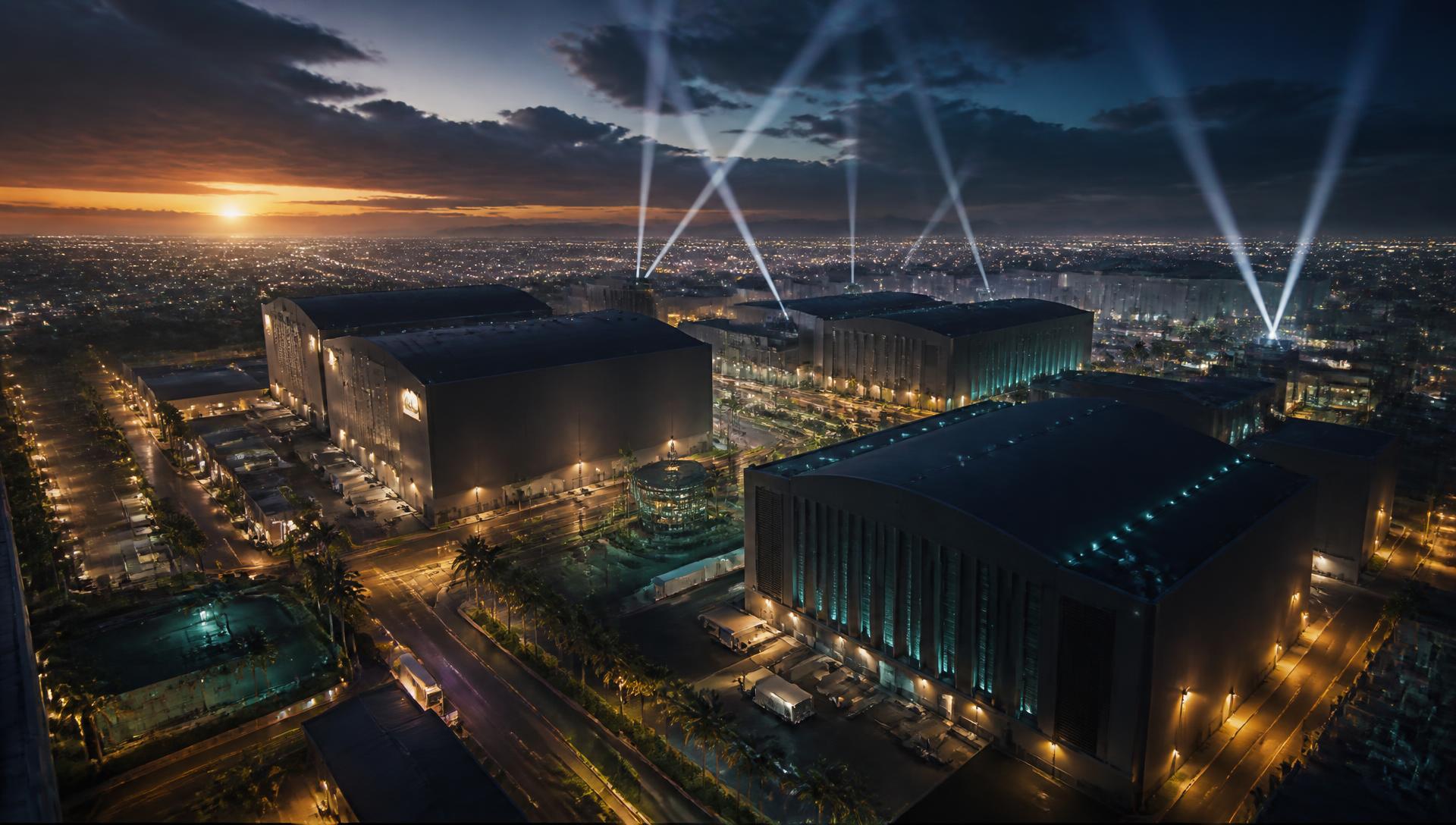 Aether Studios Hollywood AI film industrial base