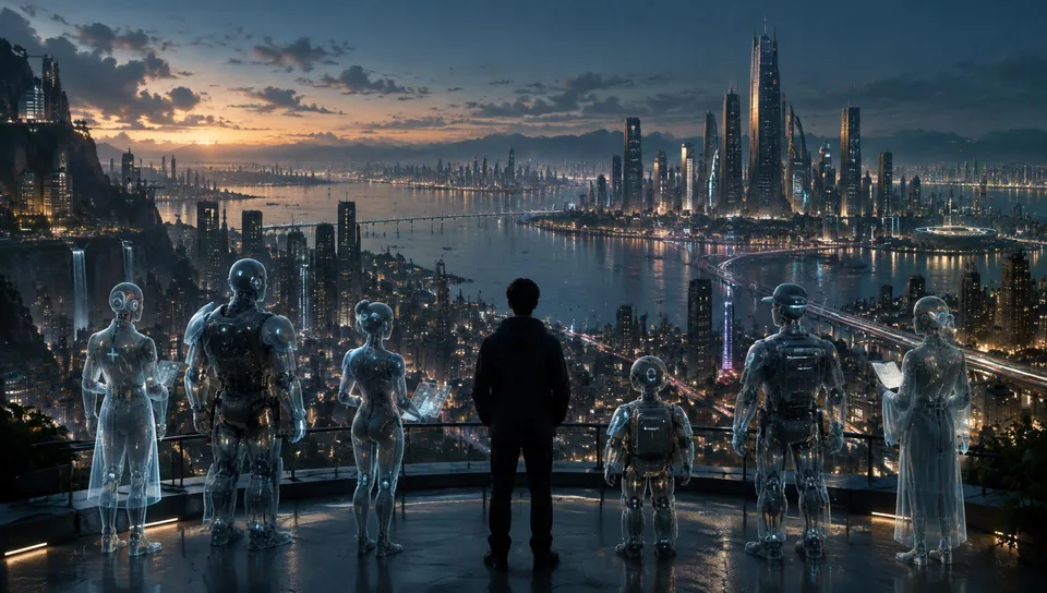 XAGENT City of One Million Selves project visual